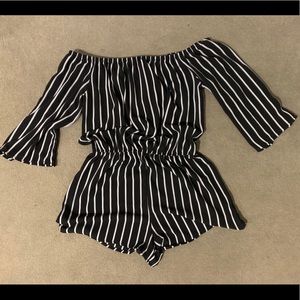 Off the shoulder romper